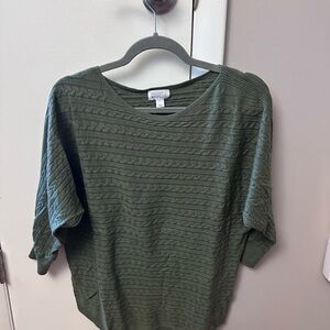 Market & Spruce Olive Knit Sweater